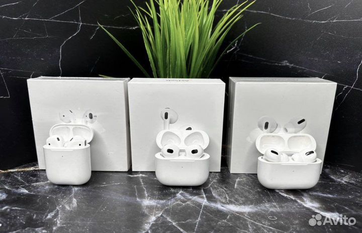 Airpods 2 new гарантия/чехол