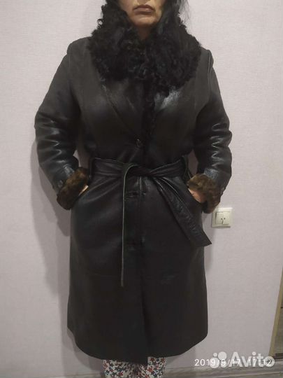 Дубленка натуральная женская 48 50