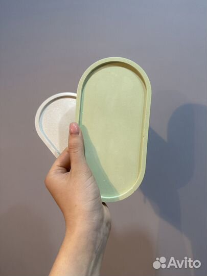 Поднос из гипса