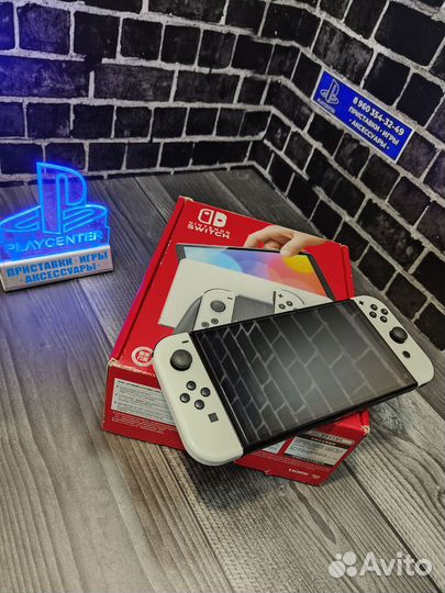 Nintendo switch oled прошитая чип kefir 64+512gb