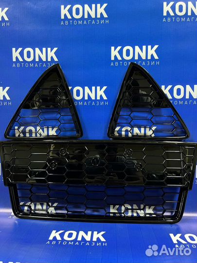 Решетки Соты на Форд Фокус 3