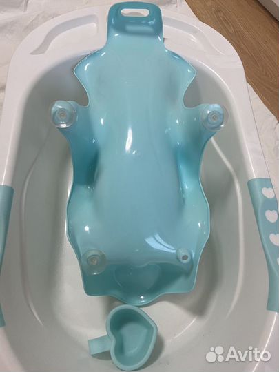 Ванночка для купания с горкой Happy Baby