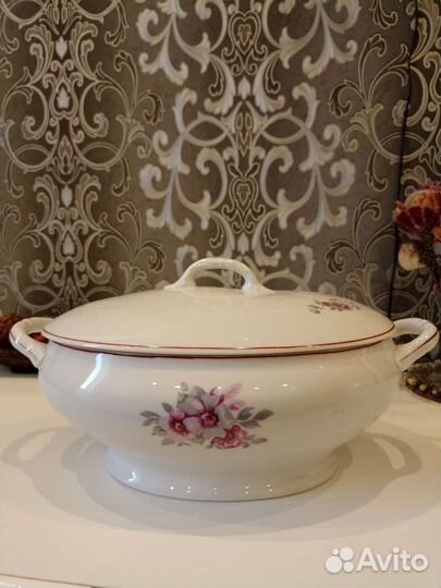 Фарфоровая посуда ссср. Супница. фуф 