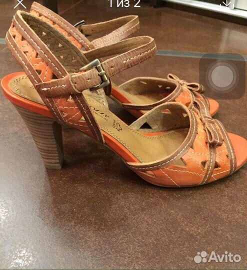 Босоножки Marco Tozzi кожаные, 38