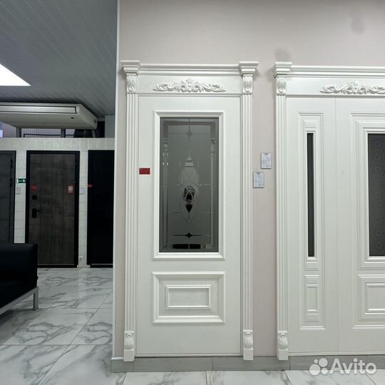 Двери межкомнатные белые o-6776