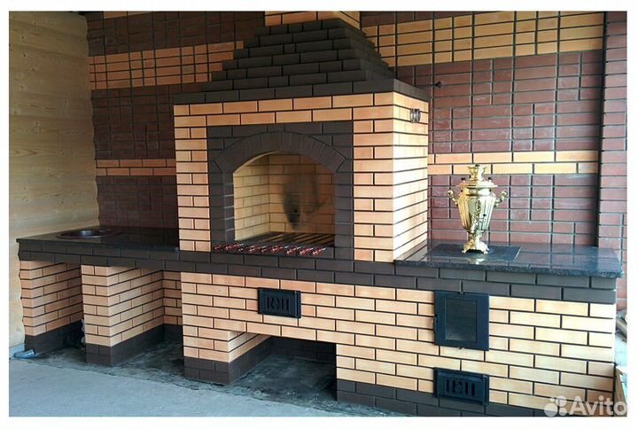 Печи мангалы из кирпича
