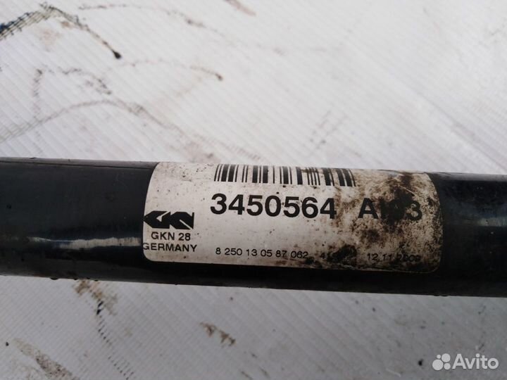 Привод передний правый рест. BMW X3E83