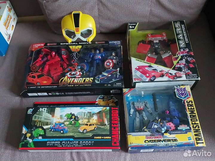 Трансформеры Transformers Tобот Spider-Man и др