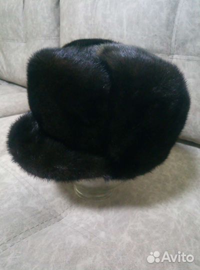 Норковая шапка мужская
