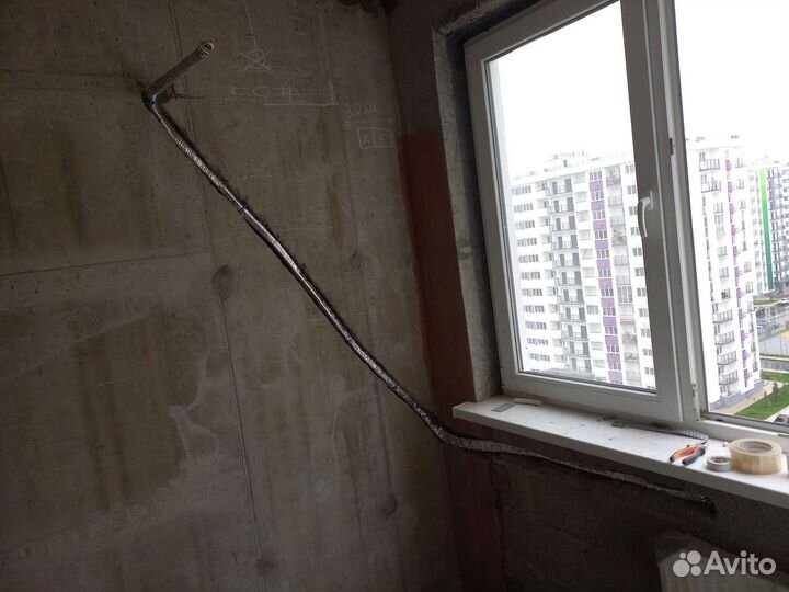 Установка кондиционеров закладка трассы