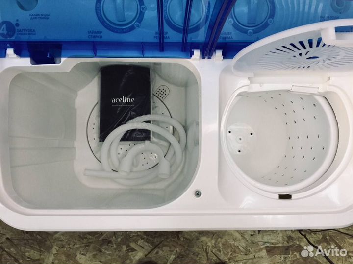 Стиральная машина полуавтомат Aceline 4 кг (Новая)