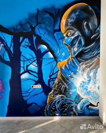 Роспись стен граффити