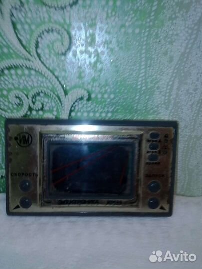 Игра электроника СССР автослалом