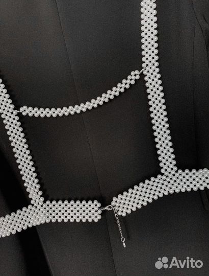 Портупея (цепочка /топ) из бусин