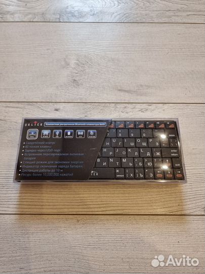 Беспроводная ультратонкая Bluetooth клавиатура