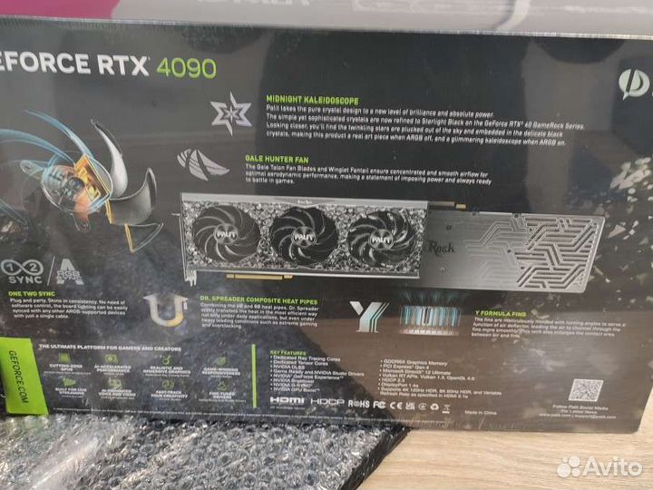 Видеокарта Palit GeForce RTX 4090 GameRock OC
