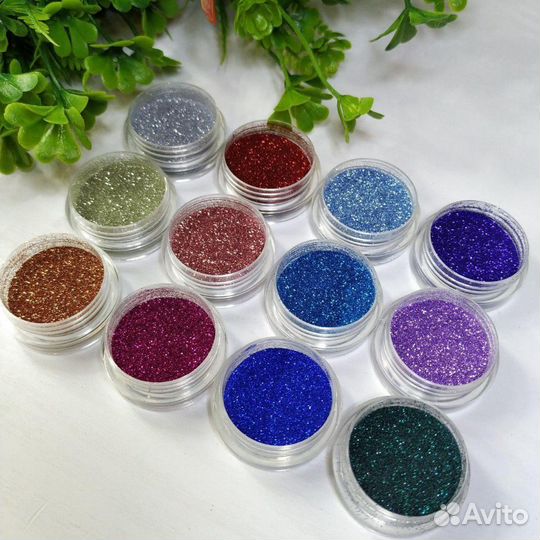 Набор блесток для дизайна ногтей