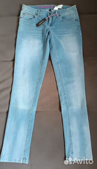 Джинсы Rainbow женские 46 р-р голубые