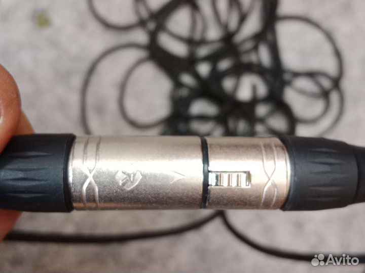 Межблочный кабель XLR микрофонный jack