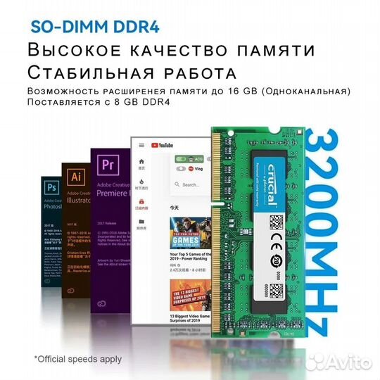 Компьютер Мини пк Beelink EQ12 Mini (Intel N95, 8+