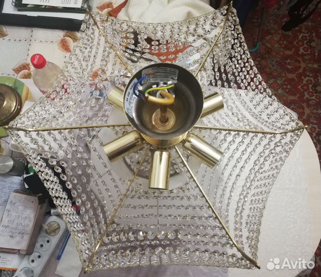 Люстра хрустальная чехия