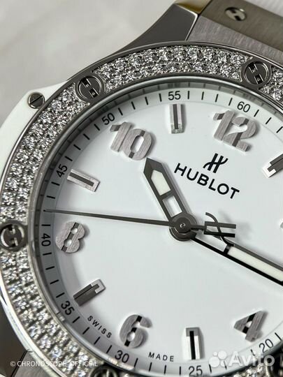 Hublot Big Bang Steel White Diamonds 38