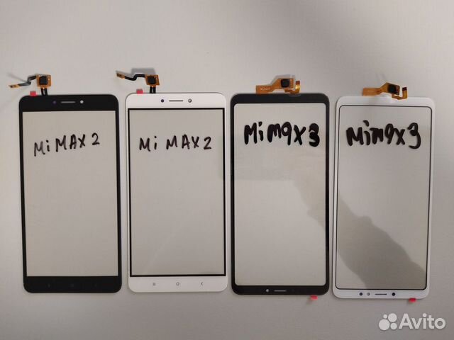 Стекло с тачскрином и OCA Xiaomi Mi Max 2,Mi Max 3