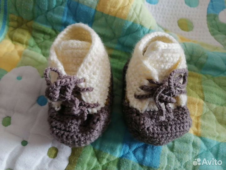 Пинетки, носочки вязаные