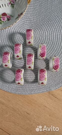 Фарфоровые кольца для салфеток