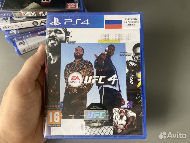 Игра UFC 4 на PS4(новый)