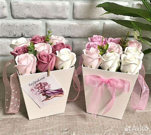 Букет из мыльных роз Учителю
