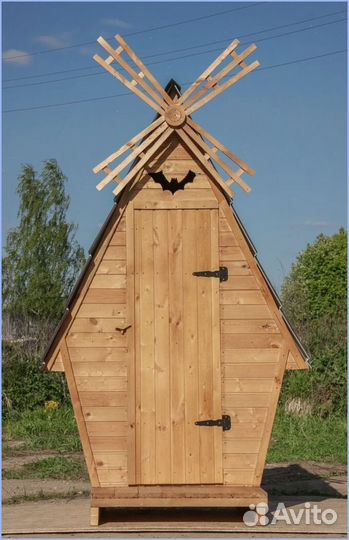 Уличный туалет прямоугольник пцх 174