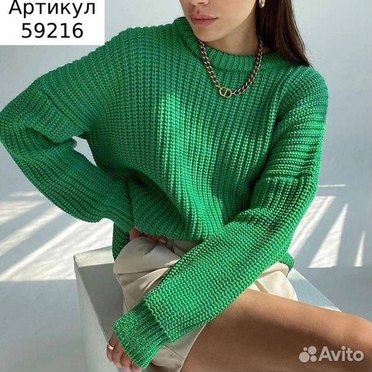 Свитер вязаный