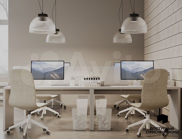 Блок офисов в бизнес-центре с новым ремонтом 40 м²