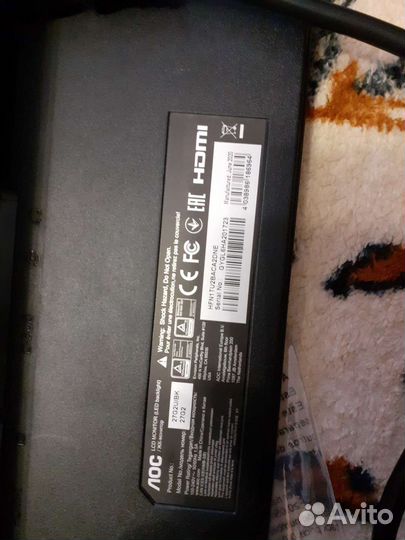 Монитор на запчасти