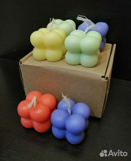 Ароматическая свеча ручной работы