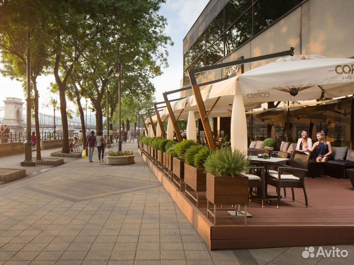 Зонты уличные для кафе и ресторанов, веранд