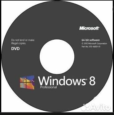 Установочный диск Windows 8