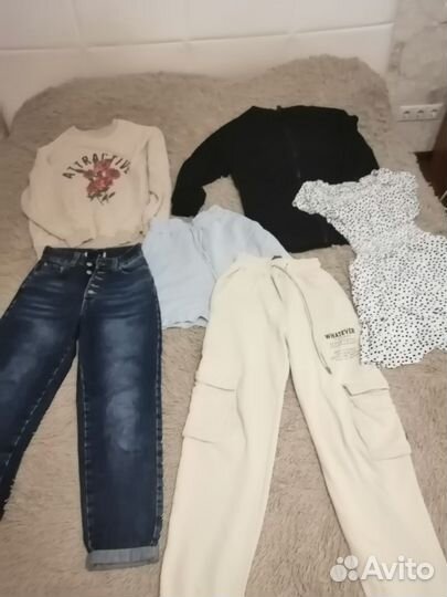 Вещи пакетом на девочку р. 146