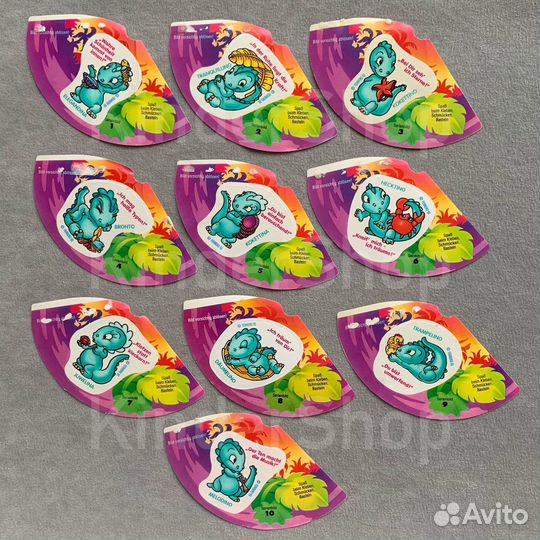 Конусы Киндер серии Слоны Дино Вороны