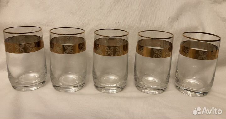Стопки Богемское стекло Чехословакия винтаж