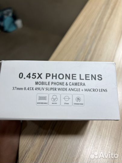 Линза макро для телефона