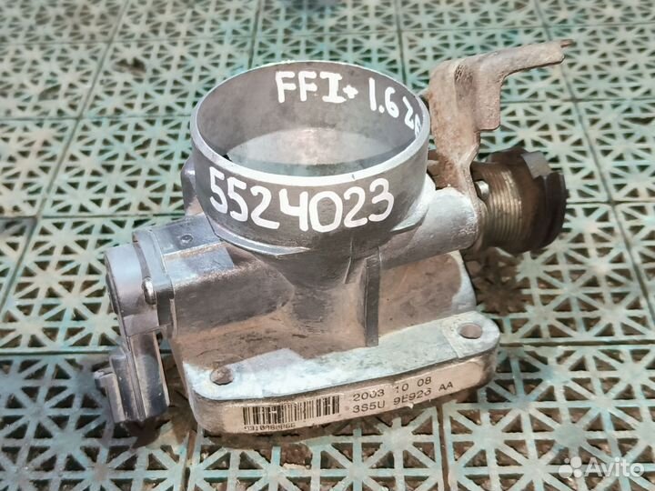 Заслонка дроссельная Ford Focus I 1.6 8V