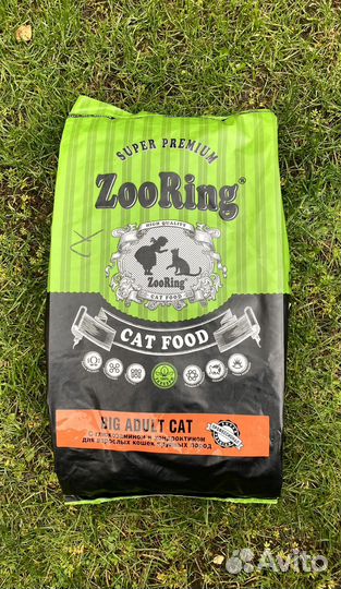 Сухой Корм для кошек Zooring 10 кг