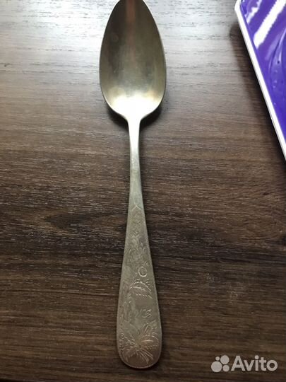 Ложка столовая серебро