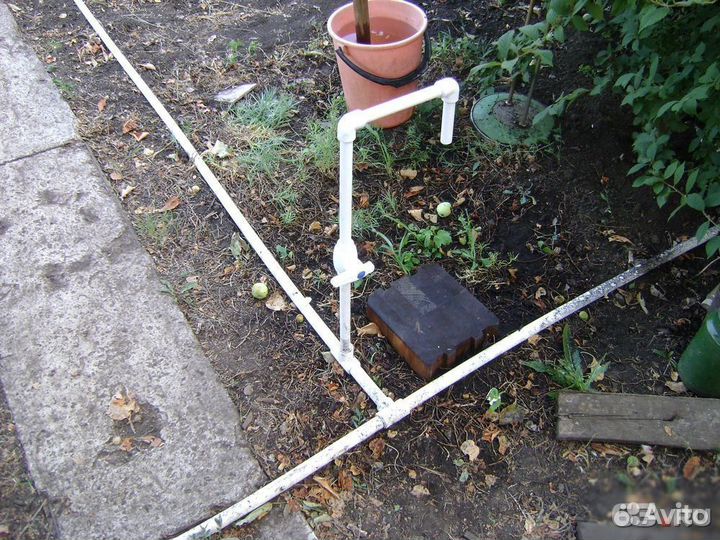 Установка водопровода на даче