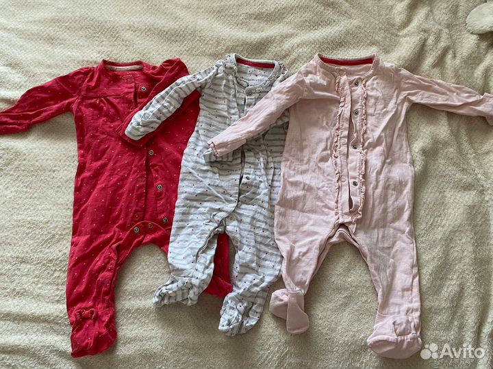 Пакет вещей для девочки 68