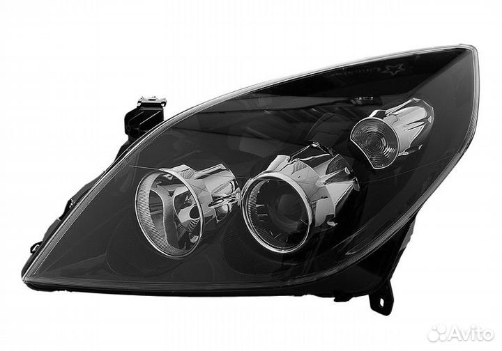 Фара левая Opel Vectra C (2005-2008) - Черная