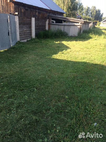 Покос травы триммером