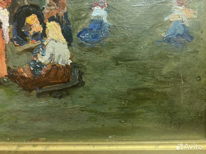 Картина маслом на картоне